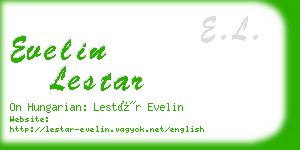 evelin lestar business card